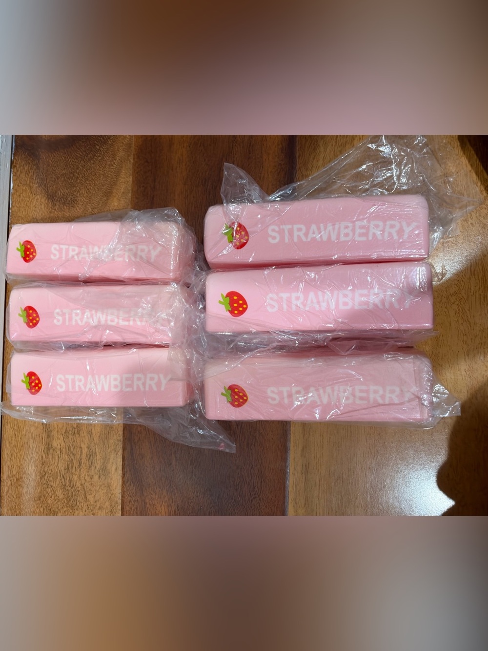Strawberry squishy foam butter bundle